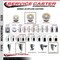 Service Caster 4'' SS Nylon Swivel 1-1/8'' Expand Stem Caster Total Lock Brake SCC-SSEXTTL20S414-NYS-118 - alternate 2